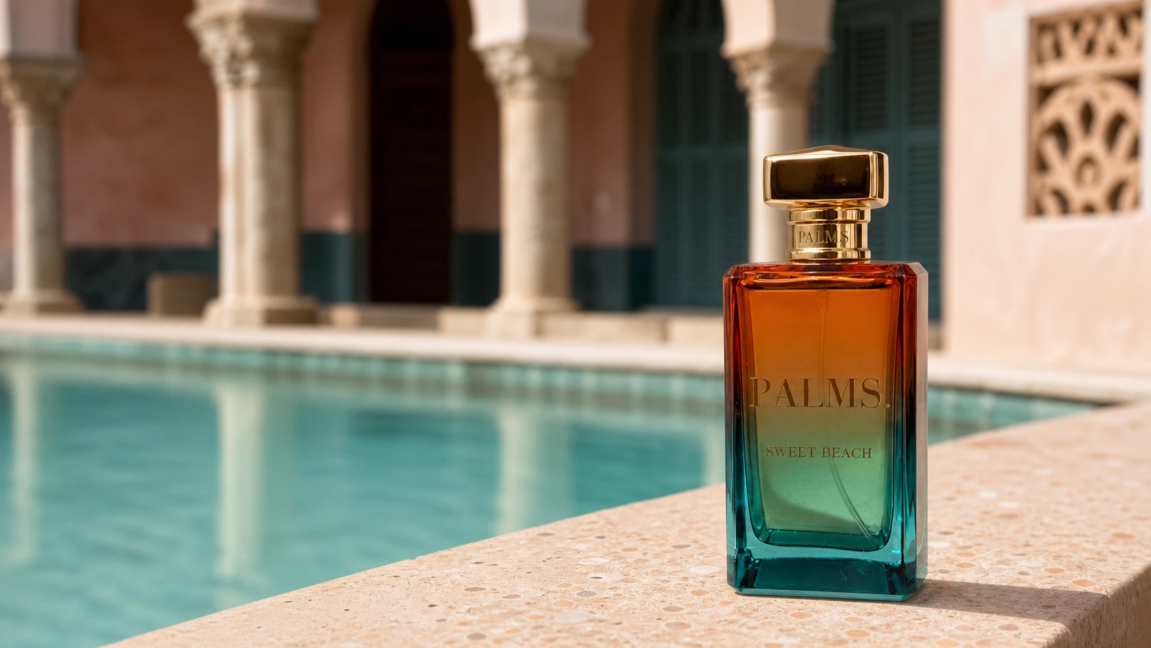 Sweet Beach, premier parfum de la collection PALMS.